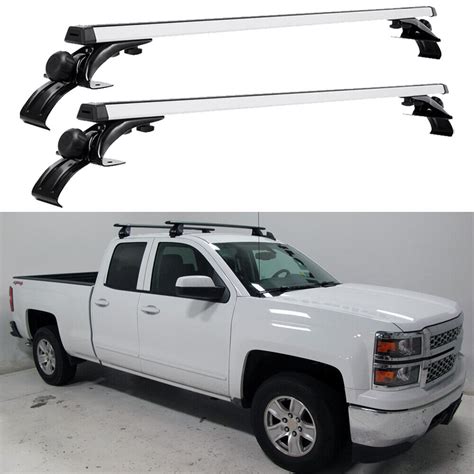 48 Roof Top Rack Crossbars Luggage Cargo Carriers For Chevy Silverado 2013 2018 Ebay