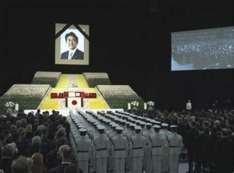 Former Prime Minister Shinzo Abes State Funeral Attended By 4300