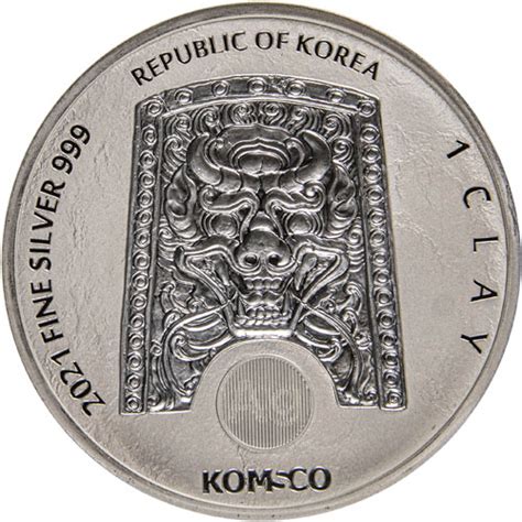 2021 1 Oz South Korean Silver Chiwoo Cheonwang L JM Bullion