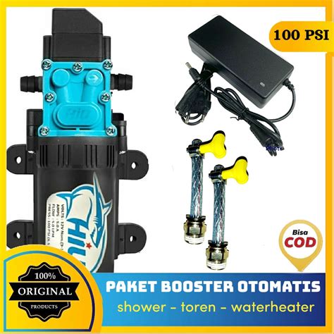 Jual PAKET POMPA BOOSTER SHOWER WATER HEATER TOREN HIU 5 LPM HIGH