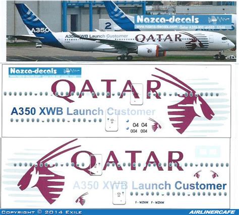 Nazca Decals Airbus A350 900 14244 Airlinercafe