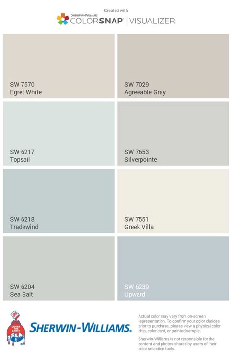 Sea Salt Paint Color Palette