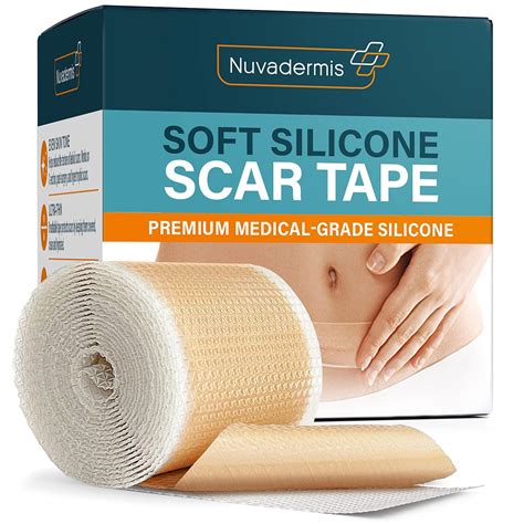 NUVADERMIS Silicone Scar Tape For Surgical Scars 60 X 1 5 Roll