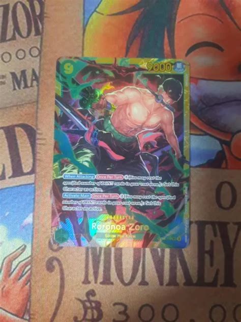 ONE PIECE WINGS Of The Captain Roronoa Zoro OP06 118 SEC Art Ancien