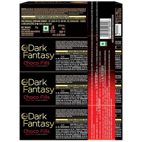 Buy Sunfeast Dark Fantasy Choco Fills 75g Buy 3 Get 1 Free Original