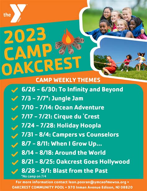 Camp Oakcrest Ymca Of Mewsa