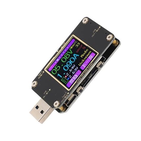 EJ life Ampèremètre voltmètre USB Voltmètre USB Ampèremètre Testeur USB