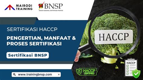 Sertifikasi Haccp Bnsp Proses Mendapatkan Sertifikasi Bnsp