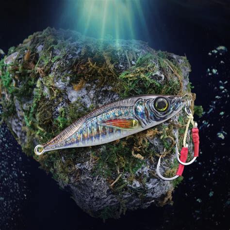 Mm G Metal Simulation Fishing Lures Jig Hooks Artificial Hard Bait