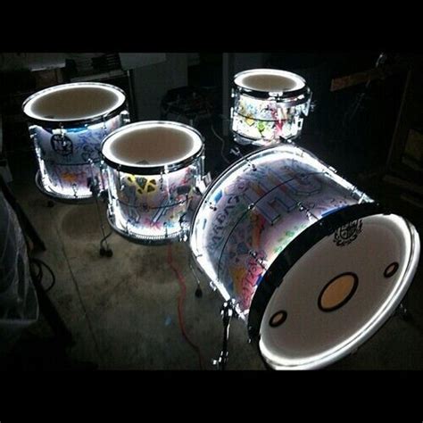 Led Drum Set Light Kit Custom Made To Order Led Drum Kit Diy New