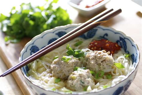 Asian Meatball Noodle Soup All Natural Real Food Recipes Easy