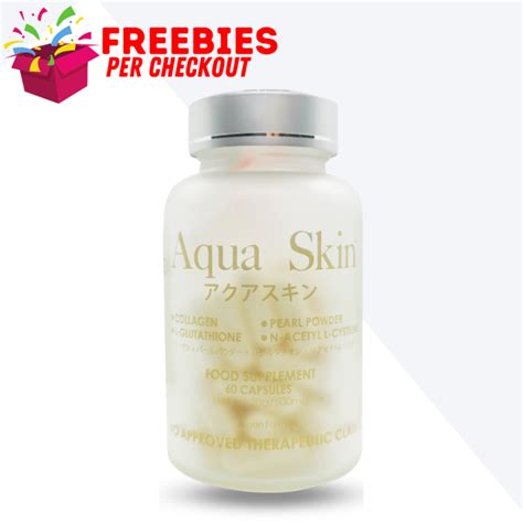 Aqua Skin Gluta Caps Glutathione With Collagen NAC Gluta Capsule