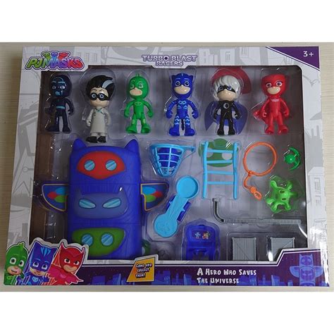 Pj Masks Cartoon Catboy Owlgilrs Gekko Juguete Character Pvc Model Toy