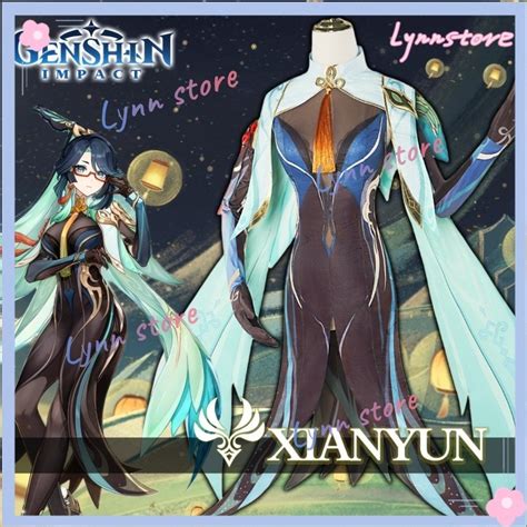 Cloud Retainer Xianyun Cosplay Costume GENSHIN IMPACT Liyue XIAN YUN ...