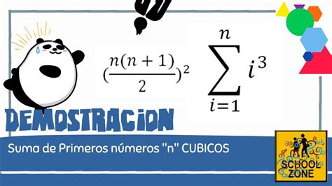 Suma De Los Primeros Números I Al Cubo Demostración Youtube