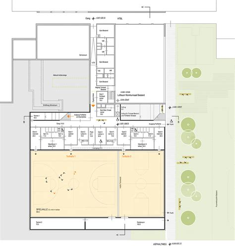 Campus HTL Hollabrunn Neue Ballspielhalle Wettbewerb Eu Weit Offen