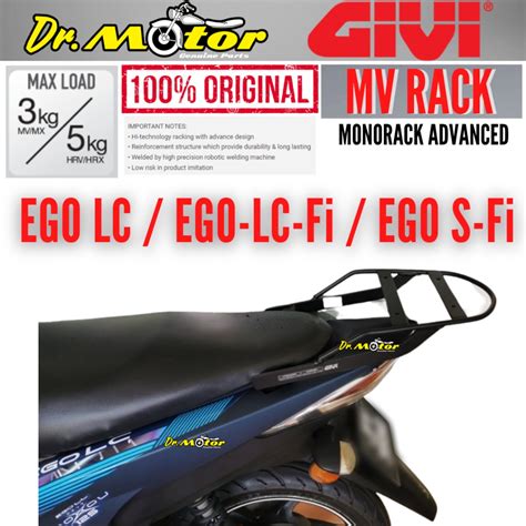 Yamaha Egolc Egolcfi Egosfi Ego Lc Fi Egos Ego S Givi Mv Monorack