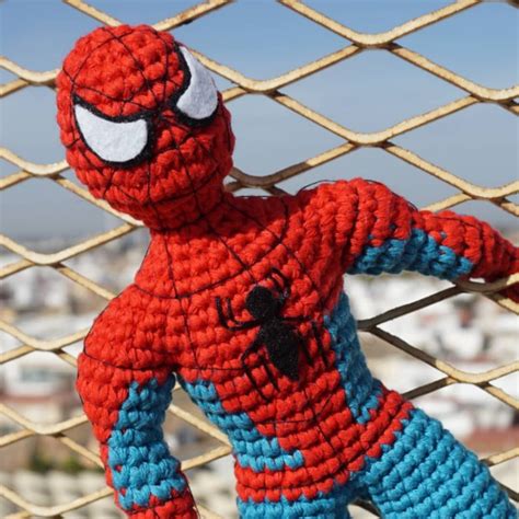 Amigurumi Spiderman Patr N Gratis Hombre Ara A Tejido A Crochet