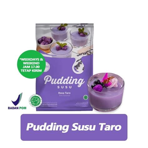 Jual Bundle Pudding Susu Taro 30gr X 3Pcs Pudding Susu Omura