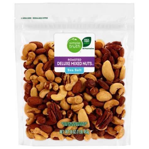 Simple Truth Sea Salt Roasted Deluxe Nut Mix Oz Fred Meyer