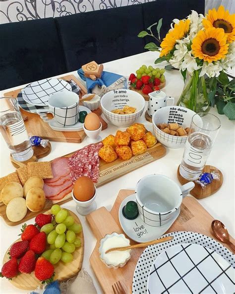 40 Fotos De Mesa De Café Da Manhã Para Começar Bem O Dia Brunch Ideen