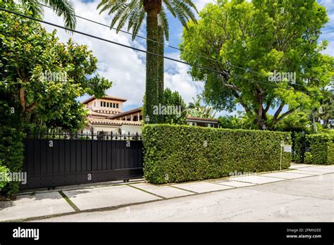 Photo Of A Luxury House On La Gorce Island Miami Beach Florida Usa