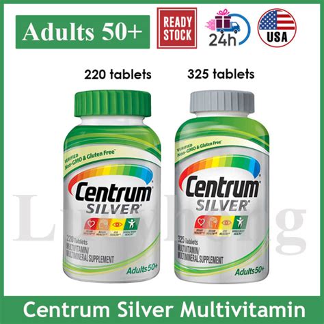 Centrum Silver Multivitamin For Adults 50 Plus Multivitamin Multimineral Supplement With Vitamin