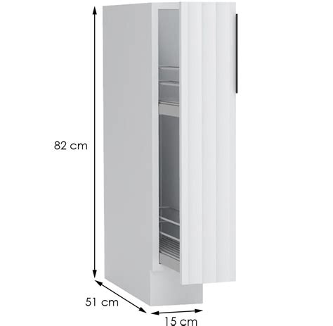 Cargo Vera D15 Kuhinjski Element 15x52 4x82 Cm Sivi Emmezeta Webshop