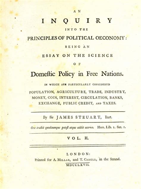 An Inquiry Into The Principles Of Political Oeconomy Being An Essay On