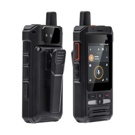 UNIWA F80S Android Zello Real PTT 4G Walkie Talkie PoC Radio 200 Km To