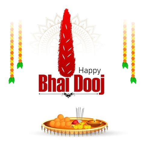 Premium Vector Bhai Dooj Hindu Festival