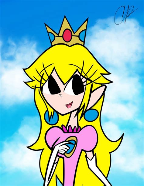 Princess Peach By Krazeekartoonz On Deviantart