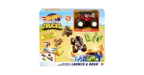 HOT WHEELS MONSTER TRUCK LANSATOR SI MASINA Arhiva Okazii Ro