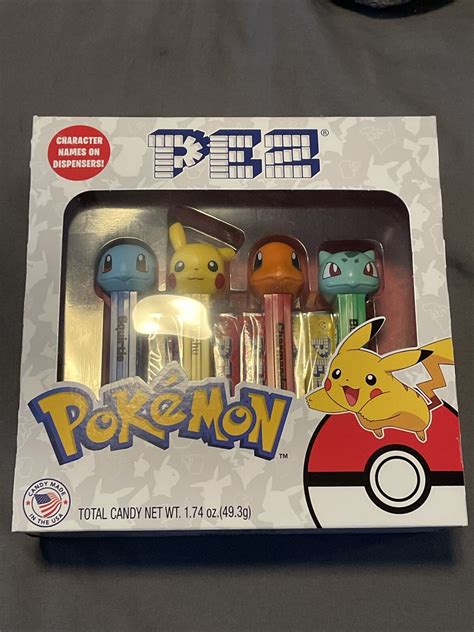 Pokemon Pez Dispensers Feat Bulbasaur Charmander Pikachu Squirtle