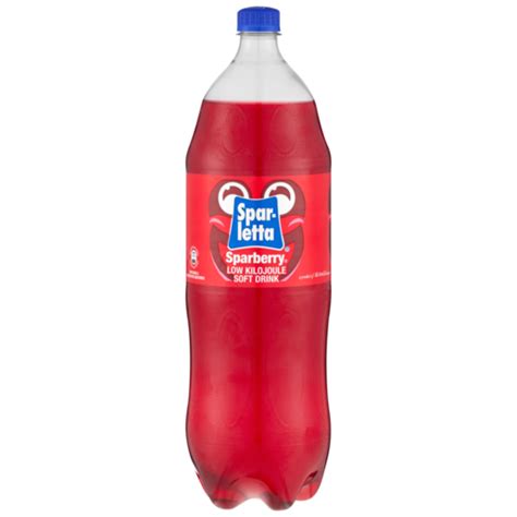 Spar Letta Soft Drink Sparberry Bottle 2l Flavoured Soft Drinks