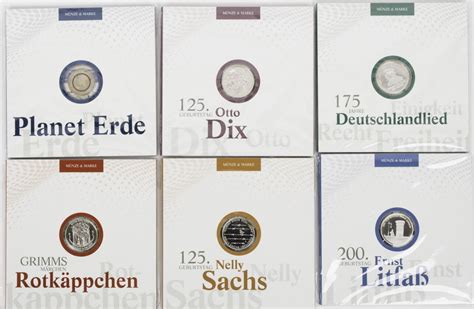 Bundesrepublik Deutschland 5 X 20 5 Euro 2016 Alle 20 Euro