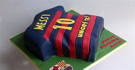 The Perfectionist Confectionist Aaron Messi Football Jersey Cake