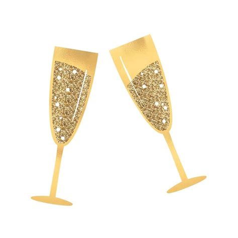 New Years Eve Champagne Jumbo Glasses Photo Props Gold Big W