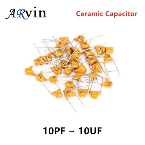 Pcs V Monolithic Ceramic Capacitor Pf Uf Pf Nf Nf Nf