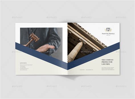 Prawnik Law Firm Company Profile Square Print Templates Graphicriver