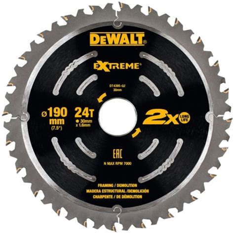 Dewalt Dt Tarcza Pilarska Do Drewna X Mm Z Mensura Pl