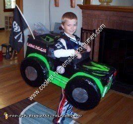 Coolest Homemade Grave Digger Monster Truck Halloween Costume