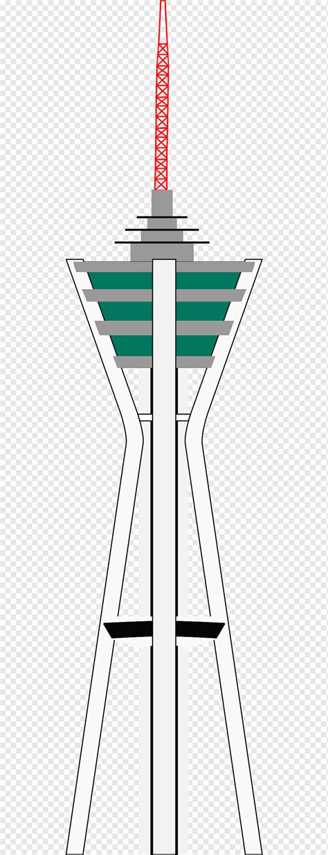 Menara Alor Setar Tower Line Art Antenna Angle Electronics Symmetry