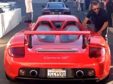 Paul Walker and his Porsche Carrera GT rear end - NO Car NO Fun! Muscle ...