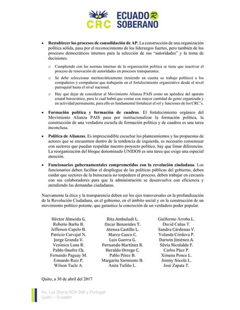 Carta ES a Lenín Moreno PDF