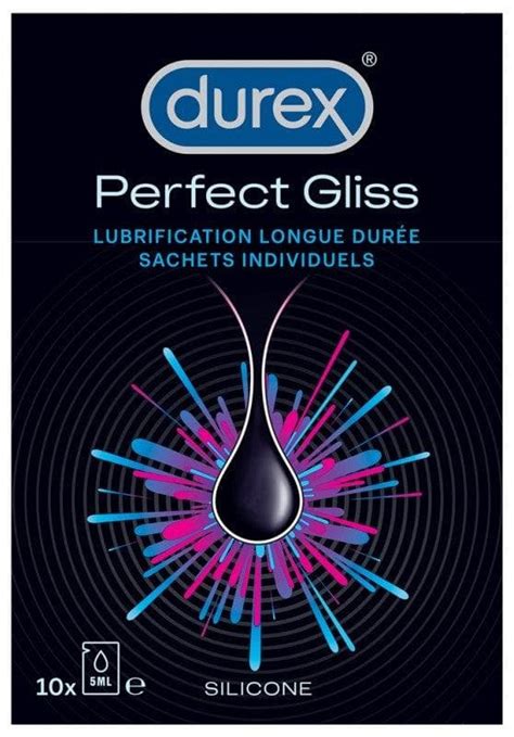 Durex Perfect Gliss Long Lasting Lubrication 10 Single Doses Sachets