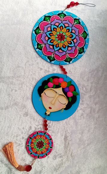 Mandala Frida Kahlo Em Mosaico Elo7