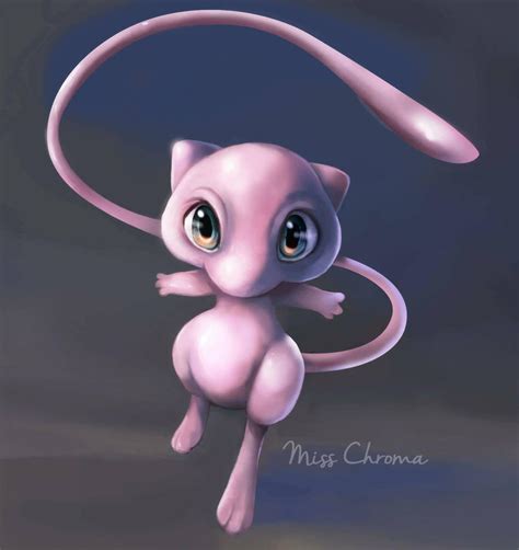 Pokemongo Fanart Mew By Misschroma On Deviantart