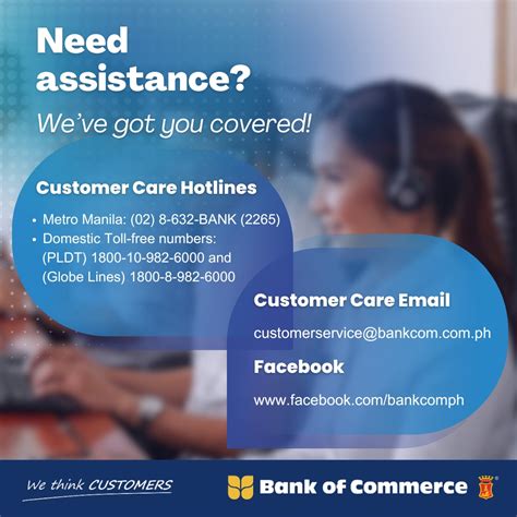 Need Assistance Weve Got You Covered Bank Of Commerce