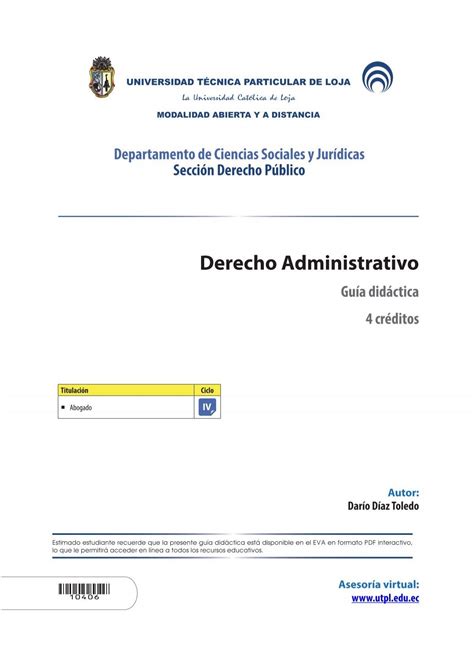 Guia Derecho Administrativo Utpl